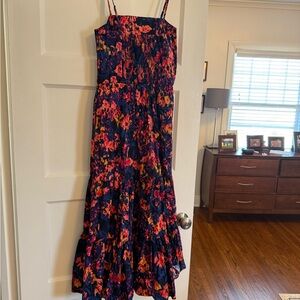 Evereve Vibrant Floral Maxi Dress